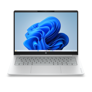 HP Omnibook 14-hu0050la - Notebook - 14" - 1920 x 1200 - Intel Core 5 120U / 5.0 GHz - 8 GB - DDR5 SDRAM - 512 GB - Integrated graphics - Windows 11 Home Single Language - Silver · Imagen con fines ilustrativos