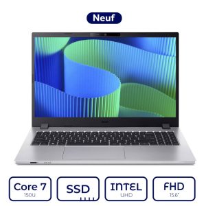 Imagen con fines ilustrativos Acer Travel Mate P2 - Notebook - 15.6" - Intel Core Ultra 7 150U / 6.4 GHz - 16 GB - DDR5 SDRAM - 512 GB - Intel Graphics - Windows 11 Pro · Imagen con fines ilustrativos