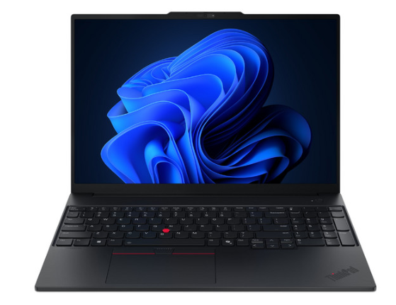 Imagen con fines ilustrativos Lenovo ThinkPad E16 - Notebook - 16" - AMD Ryzen 7 250 / 3.3 GHz - 16 GB - DDR5 SDRAM - 512 GB - Integrated graphics - Windows 11 Pro · Imagen con fines ilustrativos