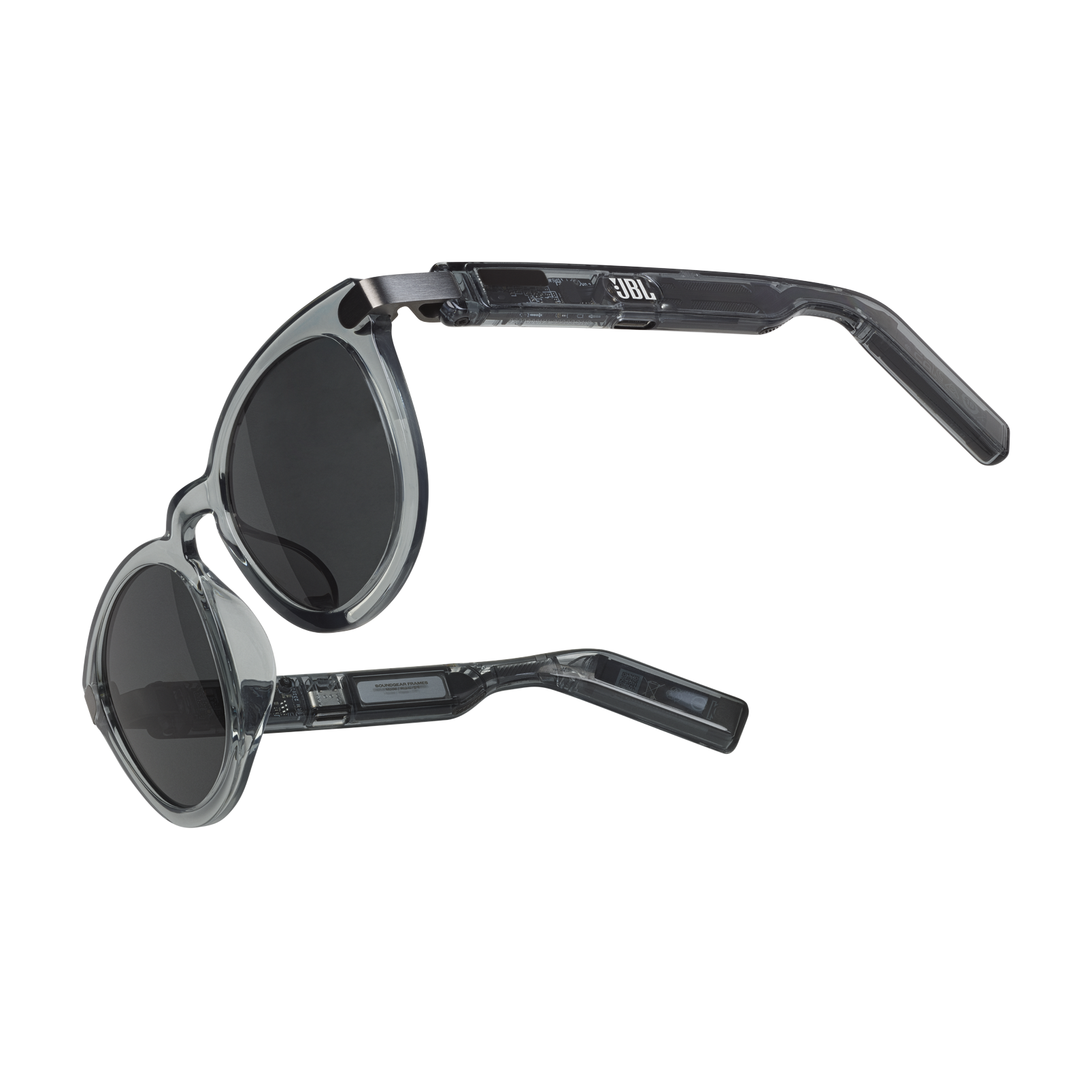 Imagen con fines ilustrativos Gafas de audio JBL SoundGear Frames Wearables de estilo de vida - Gafas con tecnología IP54 - Redondas - Inalámbricas - Onyx · Imagen con fines ilustrativos