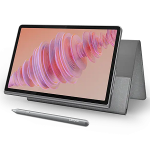Lenovo Tab Plus - 11.5" - 2K (2000 x 1200) - Android 14 or Later - MediaTek Helio G99 - 8GB Soldered LPDDR4x - 128GB UFS 2.2 - Luna Grey + Sleeve + Moto Buds · Imagen con fines ilustrativos