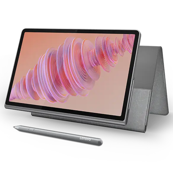 Imagen con fines ilustrativos Lenovo Tab Plus - 11.5" - 2K (2000 x 1200) - Android 14 or Later - MediaTek Helio G99 - 8GB Soldered LPDDR4x - 128GB UFS 2.2 - Luna Grey + Sleeve + Moto Buds · Imagen con fines ilustrativos