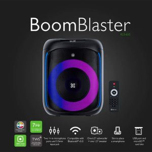 Klip Xtreme - Speaker system - Black - 1800W - 7hrs · Imagen con fines ilustrativos