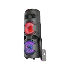 Klip Xtreme KLS-601 - Speaker system - Black - 2x8" Battery Wls Mic · Imagen con fines ilustrativos