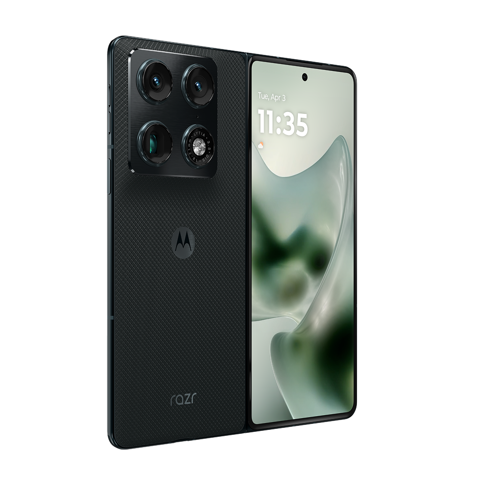 Imagen con fines ilustrativos Motorola - 16 GB Razr Fold - Smartphone - Android - Blackened Blue - Touch - XT2651-1 · Imagen con fines ilustrativos