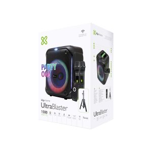 Klip Xtreme - Speaker system - Black - tripod with 2 mics · Imagen con fines ilustrativos