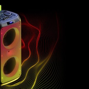 Klip Xtreme - Speaker system - Black - 10inch - Flame Led - Portable · Imagen con fines ilustrativos