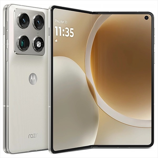 Imagen con fines ilustrativos Motorola - 16 GB Razr Fold - Smartphone - Android - Lily White - Touch - XT2651-1 · Imagen con fines ilustrativos