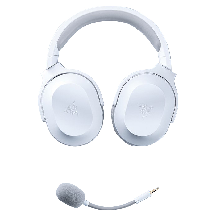 Imagen con fines ilustrativos Razer Barracuda X - Auricular - tamaño completo - Bluetooth/radiofrecuencia de 2,4 GHz - inalámbrico, cableado - conector de 3,5 mm, USB-C - aislamiento de ruido - mercurio · Imagen con fines ilustrativos