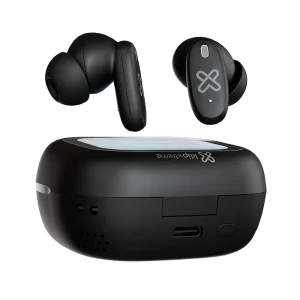 Imagen con fines ilustrativos Klip Xtreme - True wireless earphones - Para Phone / Para Portable electronics / Para Tablet - Wireless - KTE-011 Black · Imagen con fines ilustrativos