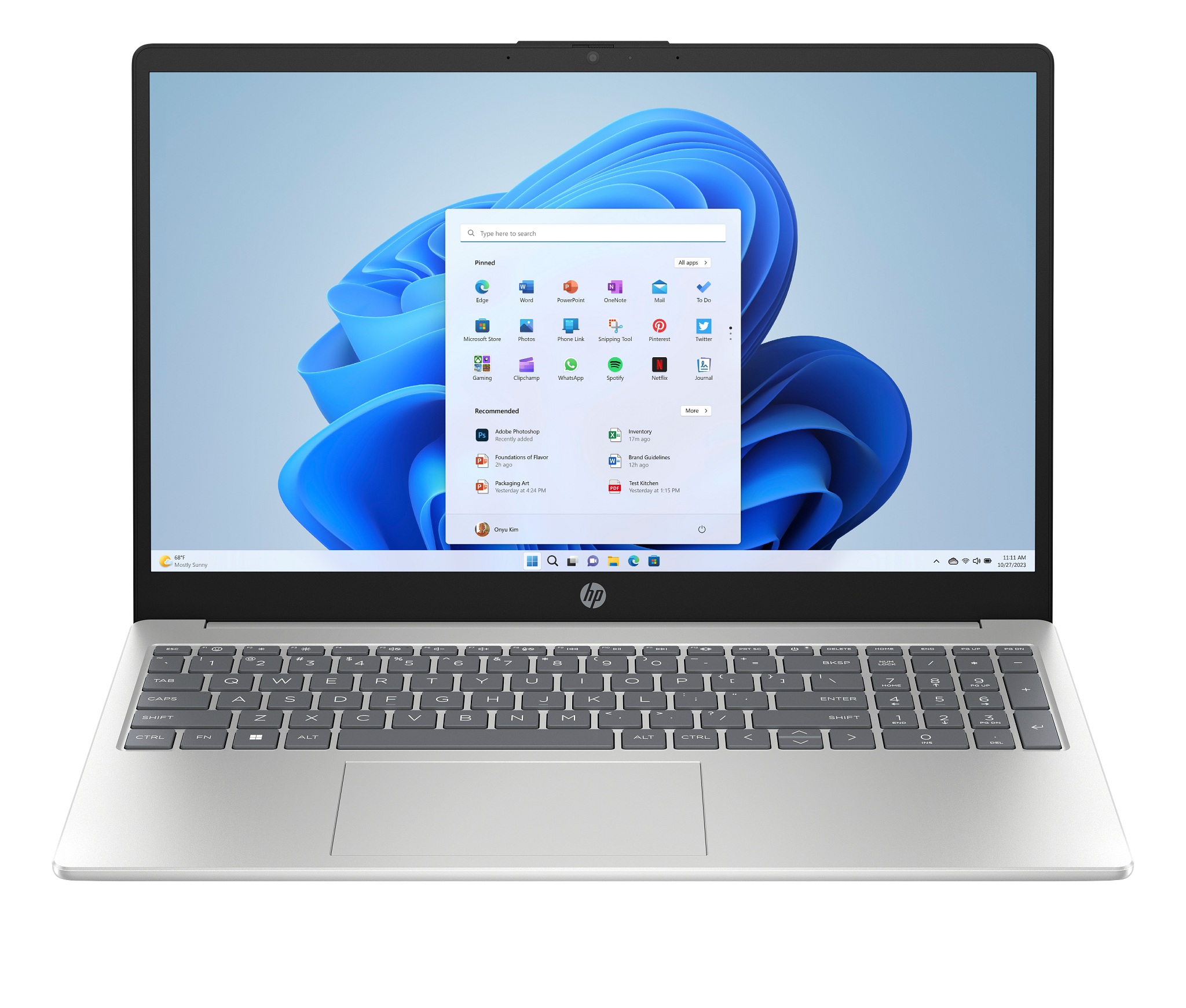 Imagen con fines ilustrativos HP 15-fc0276la SPA R7-7730U 16GB 1TB W11H Slver · Imagen con fines ilustrativos