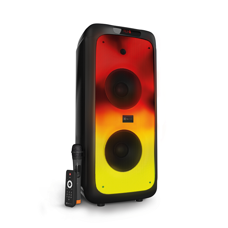 Imagen con fines ilustrativos Klip Xtreme KLS-662 - Altavoz - Negro - 8inch - Portable - Luces Led flameantes - Portable · Imagen con fines ilustrativos