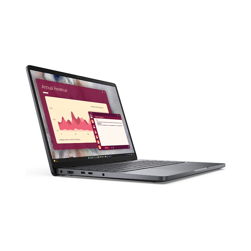 Imagen con fines ilustrativos Dell Pro - Notebook - 14" - Intel Core Ultra 5 235U / 4.9 GHz - 16 GB - DDR5 SDRAM - 512 GB SSD - None - Integrated Intel Graphics - Windows 11 Pro - Silver - Spanish - 3-year warranty · Imagen con fines ilustrativos
