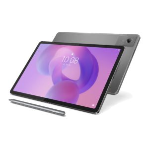 Lenovo Idea Tab - 11" - 2560 x 1600 - Android 15 or Later - Dimensity 6300 - Luna Grey - Keyboard + Tab Pen + E310 Earb · Imagen con fines ilustrativos