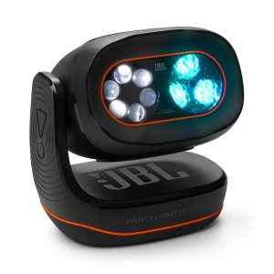 Imagen con fines ilustrativos JBL PartyLight Beam - LED RGB x 3 / W LED x 4 - Se sincroniza automáticamente con JBL PartyBox · Imagen con fines ilustrativos