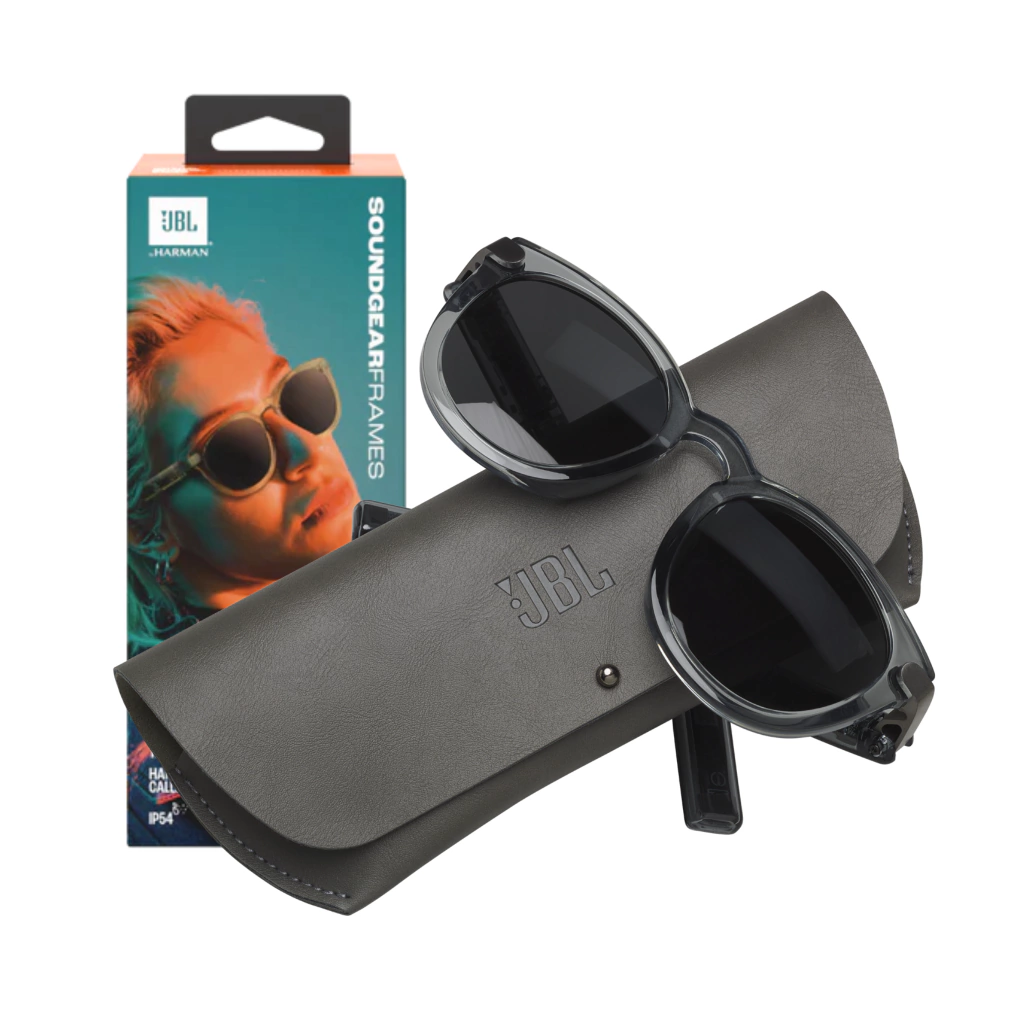 Imagen con fines ilustrativos JBL SoundGear Frames Life style wearables - Gafas de audio IP54 - Redondo - Inalámbrico - Pearl · Imagen con fines ilustrativos